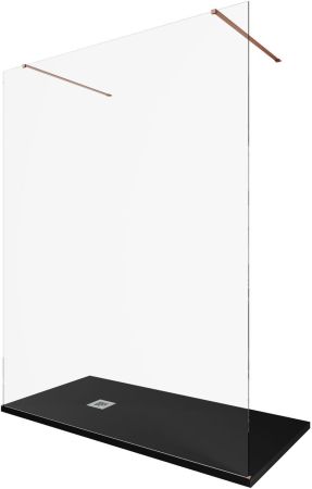 Душевая перегородка Allen Brau Infinity 2 160 3.21059.60 медь браш, артикул 3.21059.60