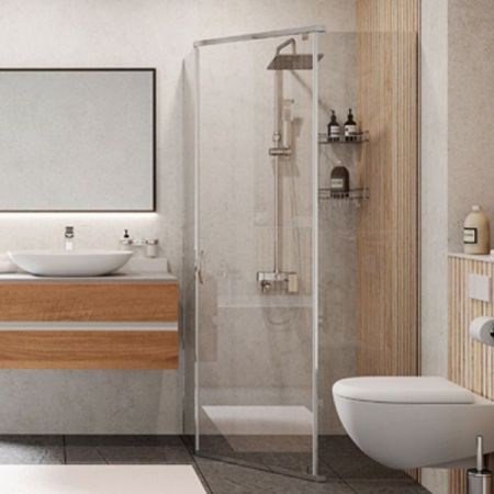 Leine 35P11 душ.уголок пятиугольный, артикул 35P11