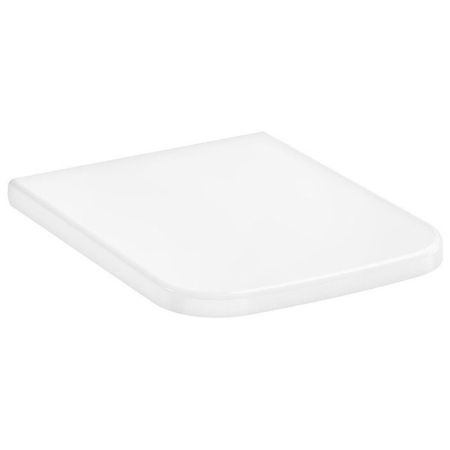 Сиденье для унитаза, Hansgrohe, CreekTide Q, с крышкой, ширина, мм-365, глубина, мм-540, с плавным опусканием SoftClose, без микролифта, материал сиденья-пластик, цвет-белый, артикул 60125450