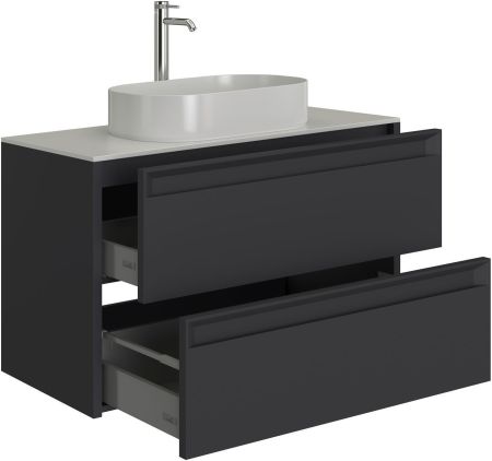 Тумба под раковину Allen Brau Fantasy 80 1.11001.AM 2.0 антрацит матовый, артикул 1.11001.AM 2.0