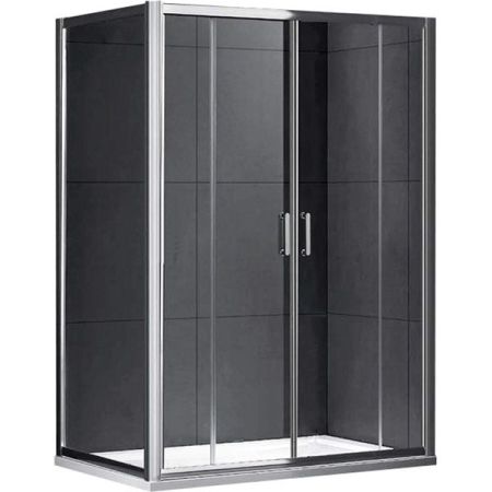 Душевой уголок Gemy Victoria 150x100 профиль Хром стекло прозрачное, артикул S30192A-A100