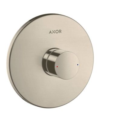 AX Uno Встраиваемый смеситель для душа, однорычажный (внешняя часть), цвет: шлифованный никель, артикул 45605820