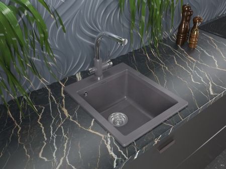 Кухонная мойка Paulmark Leer 41 PM104249-WH Белая, артикул PM104249-WH