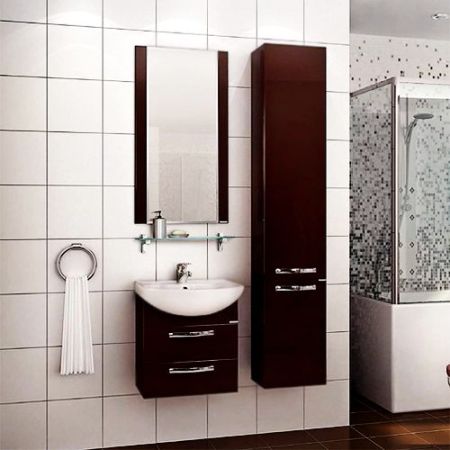 Тумба под раковину АКВАТОН АРИЯ М 59,4 1A123301AA010 (подвесная, белый глянец), шт, артикул 1A123301AA010