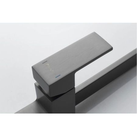 Смеситель для кухни Knotlor KN-21/GM, вороненая сталь, артикул KN-21/GM