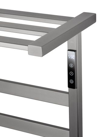 Полотенцесушитель электрический WONZON & WOGHAND FRANKFURT, Темный графит (WW-1029-GM), артикул WW-1029-GM