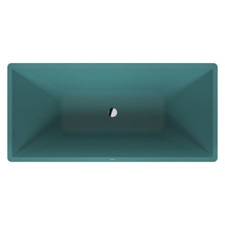 Duravit Vitrium Ванна прямоугольная  отдельностоящая 1600x750мм с ножками, с2 наклонами для спины, цвет аквамарин матовый