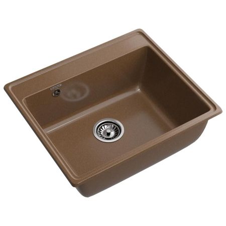 Кухонная мойка GranFest VERTEX 580, терракот, артикул V-580 терракот