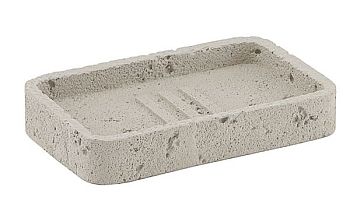 Gedy Ginevra, настольная мыльница, цвет серый