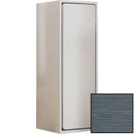 Шкаф пенал SanVit Бруно 30 pbru с фактурой под дерево подвесной Шелк Сталь