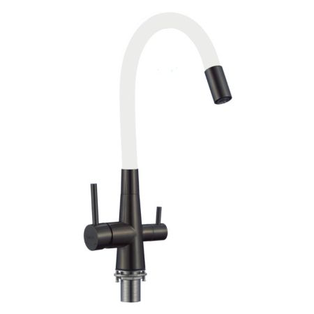 Смеситель для кухни с подключением к фильтру Fmark FS1062-H02, черный, артикул FS1062-H02