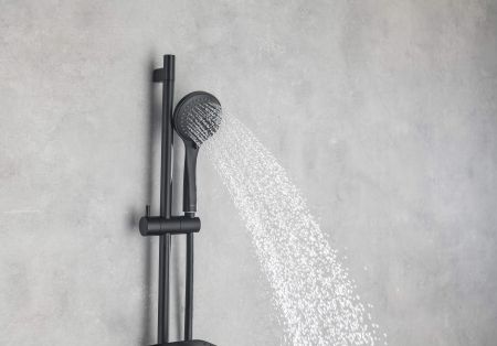 Душевой гарнитур 3jet 73см AQUATEK, матовый черный AQ2011MB, артикул AQ2011MB