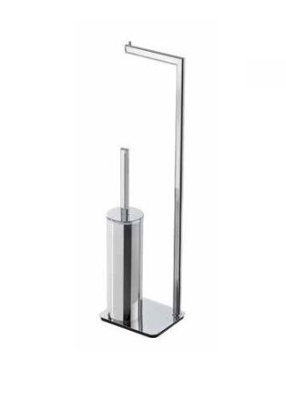 Stil Haus Diana, стойка: бумагодержатель + ерш металлический, цвет хром, артикул DI20(08)