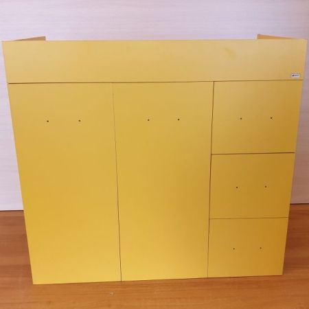 Тумба под раковину Misty Стиль 90 Желтая