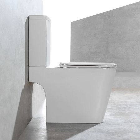 Унитаз-компакт Hope VT2-201, цвет белый, ультратонкое сиденье soft-close, P-trap, артикул VT2-201