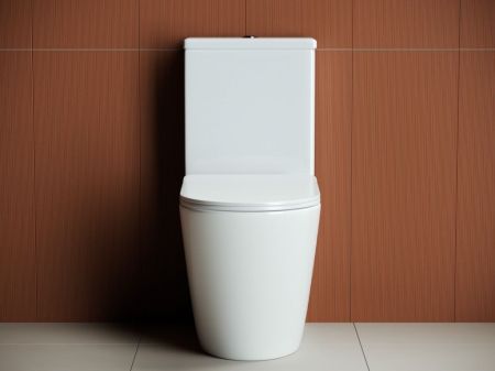 Напольная пристенная чаша унитаза HIGHLIGHT Rimless, артикул CN1802-B