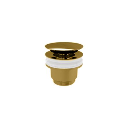 Devon Донный клапан CLICK-CLACK без перелива, цвет латунь матовая, артикул CTRPISCOTSATPNOTRPI