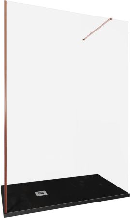 Душевая перегородка Allen Brau Infinity 1 140 3.21029.60 медь браш, артикул 3.21029.60