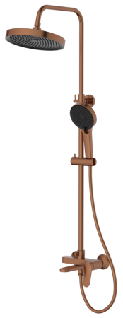 Душевая система BELZ брашированное розовое золото (B24786-2), артикул B24786-2