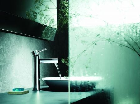 E37303-CP смеситель CUFF умывальник высокий с д/к(хром)