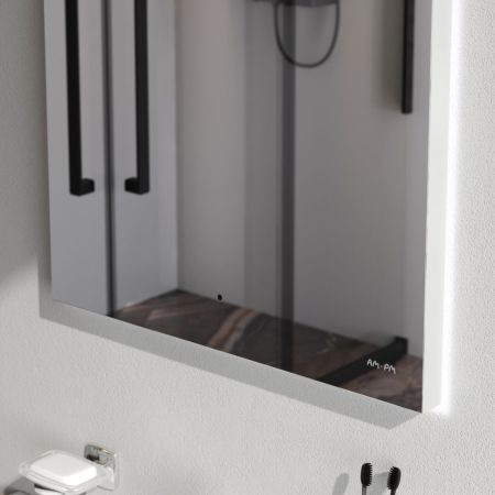 M85MOX10551S X-Joy Зеркало с интерьерной Led подсветкой, ИК-сенсорром, 55 см, артикул M85MOX10551S