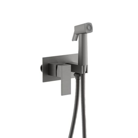 Гигиенический душ со смесителем BELZ B55808-3, оружейная сталь, артикул B55808-3