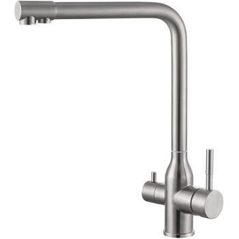 Смеситель для кухни с подключением к фильтру Fmark FS0262, сатин