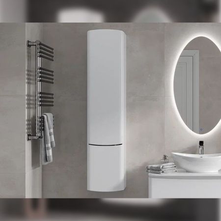 Пенал (35см) Velvex Luna pp.LUN.35, белый, артикул pp.LUN.35