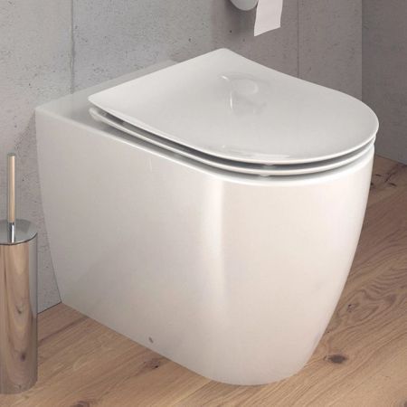 Duravit Soleil by Starck Унитаз напольный  370х600мм, безободковый, слив универсальный,  Weiß Hochglanz, HyG, цвет белый, артикул 2010090000