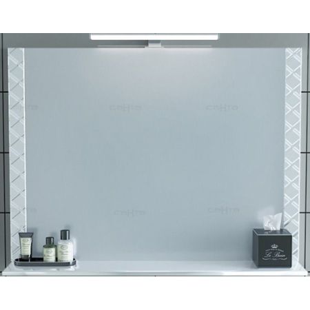 Зеркало СанТа Калипсо 100 117006 с подсветкой Белое