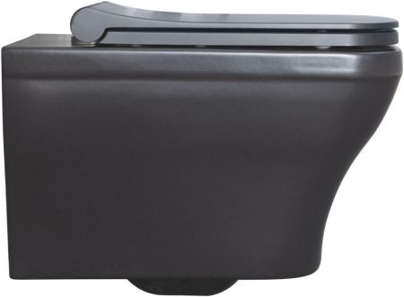 Чаша подвесного унитаза Allen Brau Infinity 4.21011.31 черный матовый, артикул 4.21011.31