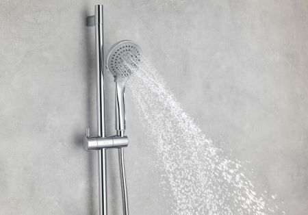 AQ1060CR ВЕГА смеситель для душа + AQ2011CR ВЕГА душевой гарнитур 3jet 73см, артикул AQ1032CR