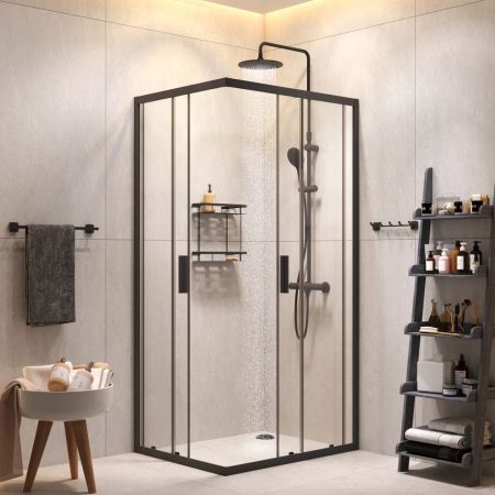 WK93EQ Gem S Комплект ограждение 100*80, прямоугольный, черный, артикул WK93EQ