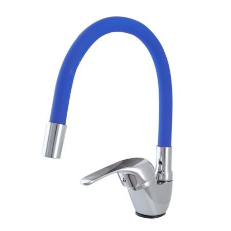 Смеситель для кухни Сантаком stOMEGA 3398-4, синий