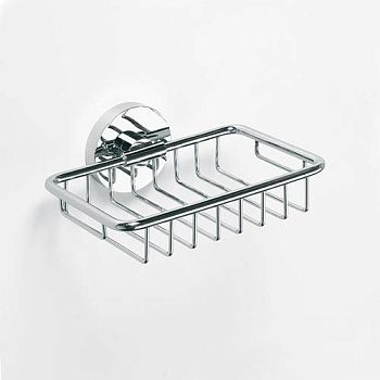 Мыльница OMEGA  прямоуголная   140x55*125мм хром