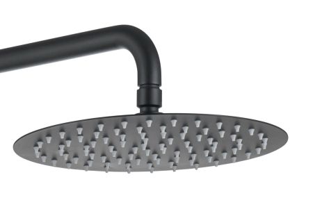 Душевая система 3jet 250мм AQUATEK, матовый черный AQ2040MB, артикул AQ2040MB