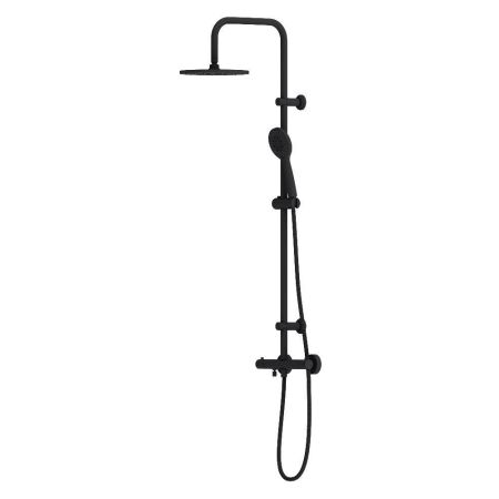 D0710522 Futura душевая система с ванно душевым ТМС смесителем, черный, артикул D0710522