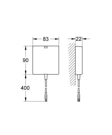 Источник питания для ИК-электроники GROHE Eurosmart CE (36338000) Источник питания для ИК-электроники GROHE Eurosmart CE (36338000)