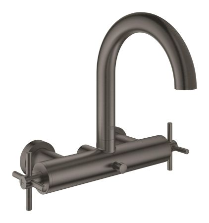 Смеситель для ванны с душем  GROHE ATRIO 25010AL3 (графит, L-24,8 H-13,6), шт, артикул 25010AL3
