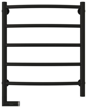 Полотенцесушитель электрический "ГАЛАНТ 2.0" 600х500 / МЭМ левый (Матовый Чёрный)