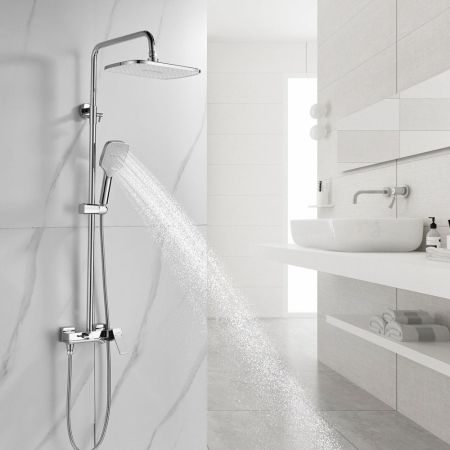 Душевая система Shevanik S4036, хром