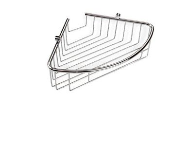 Stil Haus, решётка в ванную 1-уровневая угловая, высота 7 см, цвет хром