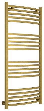 Полотенцесушитель водяной АРКУС 1200х500 (Состаренная ЛАТУНЬ), артикул 051-0251-1250