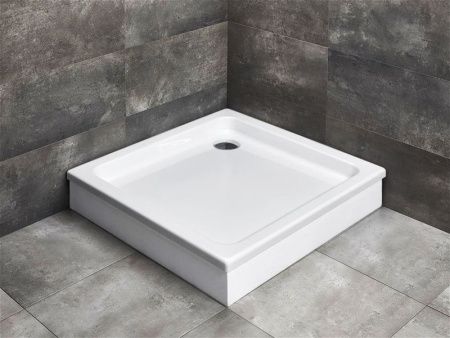 Акриловый поддон для душа Radaway Siros C 80x80x17 белый