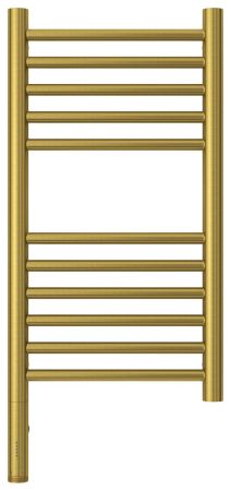 Полотенцесушитель электрический "БОГЕМА 3.0" прямая 600х300 / МЭМ левый (Состаренная латунь), артикул 051-5804-6030