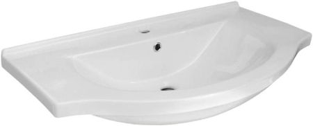 Тумба с раковиной Style Line Олеандр-2 90 (3 ящ.) под умывальник Эльбрус 90, белая, артикул ЛС-00000241