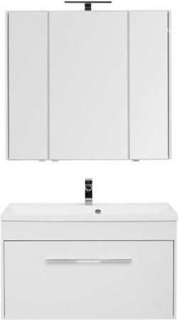 Мебель для ванной Aquanet Августа 100 белый (раковина Нота), артикул 00287676