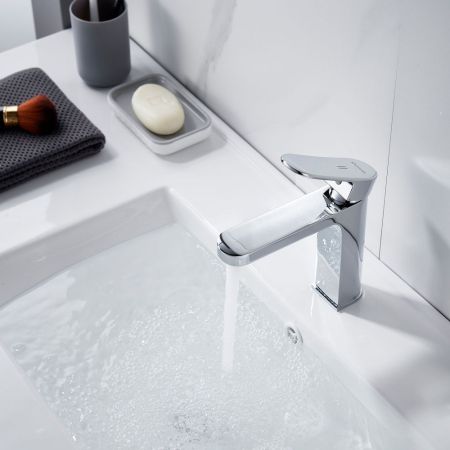 Смеситель для раковины Shevanik S4501, хром