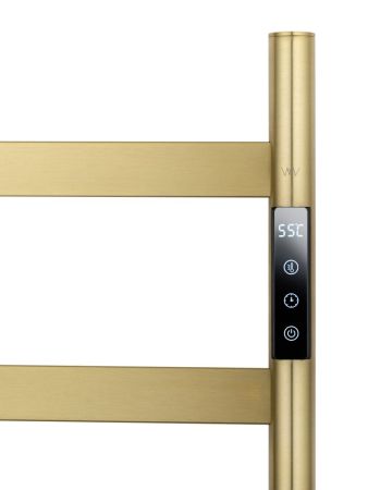 Полотенцесушитель электрический WONZON & WOGHAND ESSEN, Брашированное золото (WW-A405-BG), артикул WW-A405-BG