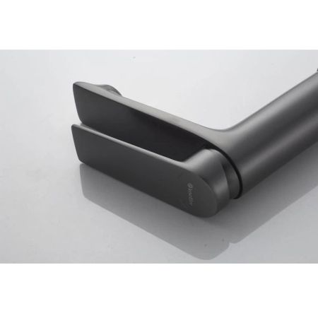 Cмеситель для раковины Knotlor KN-60/GM, оружейная сталь, артикул KN-60/GM